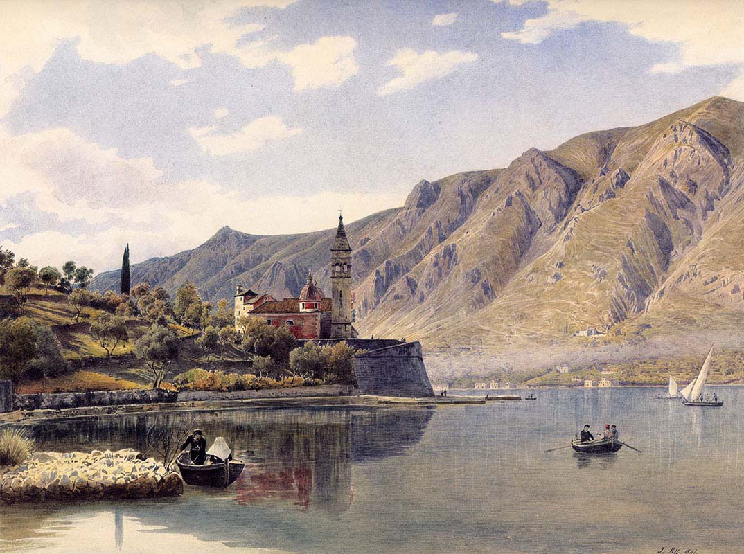 View of Dobrota against Mula at Cattaro